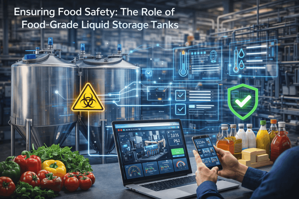 Ensuring food safety with liquid tanks