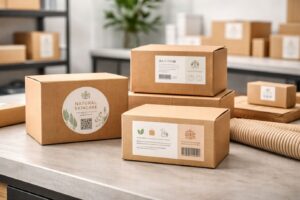 How Smart Sticker and Label Design Improves Custom Boxes