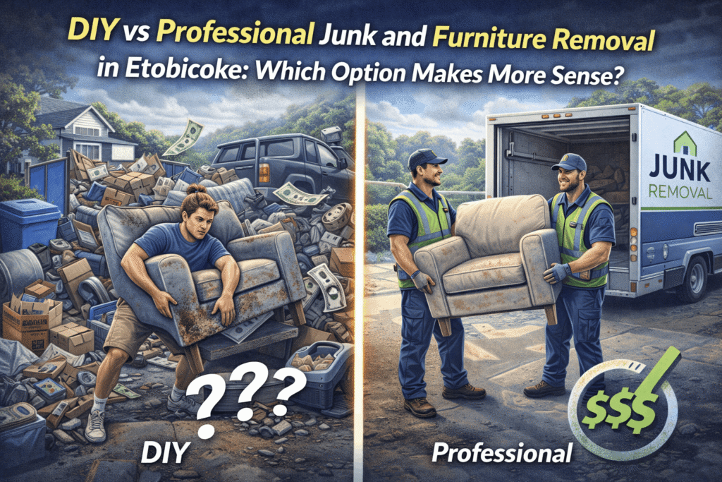 junk and furniture removal in Etobicoke