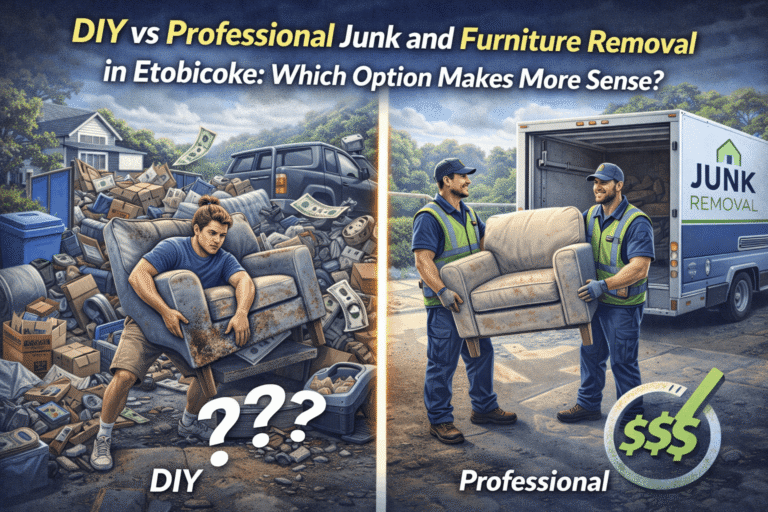 junk and furniture removal in Etobicoke