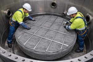 demister mist eliminator installation