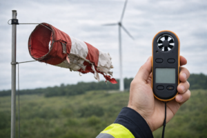 wind direction and speed monitoring