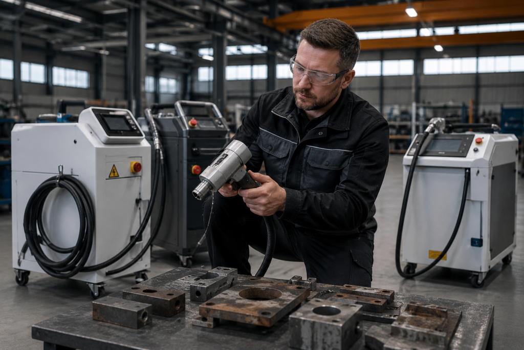 Industrial laser cleaner